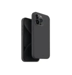 Pouzdro UNIQ case Lino Hue iPhone 15 Pro Max Magclick Charging dark šedé