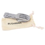 Bushman Skládací příbor Cutlery set II, stříbrný UNI