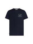 Pánské merino triko s krátkým rukávem ICEBREAKER Mens 150 Tech Lite SS Tee Peaceful Pass, Midnight Navy velikost: L