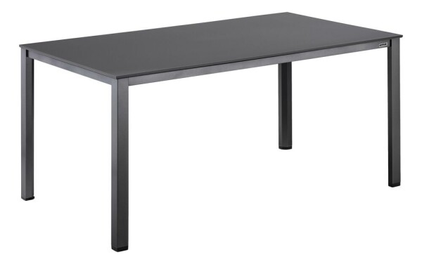 KETTLER CUBIC / KETTALUX jídelní hliníkový stůl 160x90 cm - antracit / antracit