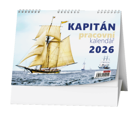 Stolní kalendář 2026 Baloušek - Kapitán