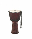 Meinl PROADJ4-L African Style Djembe 12” African Queen Carving - Brown