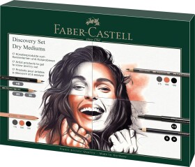Faber-Castell Faber-Castell, 112925, Discovery set, sada uměleckých potřeb pro suché techniky, 17 ks