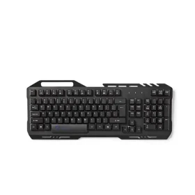 NEDIS GKBD200BKDE - Herní Klávesnice Černá / Osvětlení RGB / USB 2.0 / Herní Rozložení Kláves / Kovový Design (GKBD200BKDE)