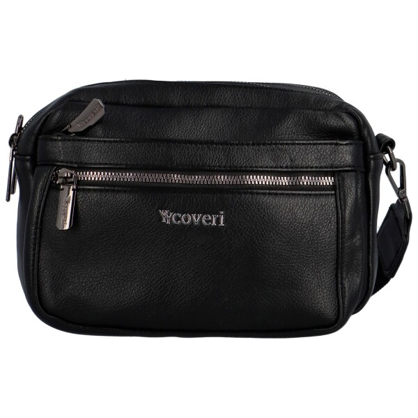Trendy dámská koženková malá crossbody Gloria, černá