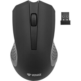 YENKEE Monaco černá / bezdrátová myš / USB / 1000 DPI / 3 tlačítka (8590669176939)