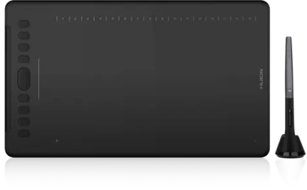 Huion H1161 černá / Grafický tablet / 279,4 x 174,6 mm / 5080 LPI / 8192 úrovní tlaku / 12 program. tlačítek (H1161)