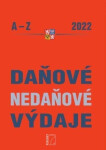 Daňové a nedaňové výdaje 2022, Abecedně seřazeny daňové a nedaňové výdaje s příklady - Martin Děrgel