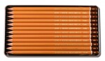 Koh-i-noor tužka grafitová umělecká 8B–2H souprava 12 ks v plechové krabičce