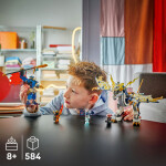 LEGO LEGO® NINJAGO® 71843 Rogue a robotický dračí jezdec