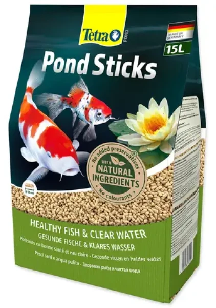 TETRA Krmivo Pond Sticks 15 l / Pro Koi kapry / Plovoucí pelety (A1-748095)