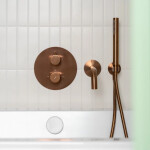 OMNIRES - Sprchová hadice, 150 cm, kartáčovaná měď 023-XCPB