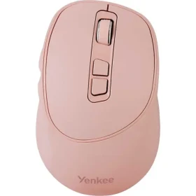 YENKEE YMS 2080PK WL SLIDER růžová / bezdrátová optická myš / 2400 DPI / 6 tlačítek / 2.4 GHz / USB-C (8590669328406)