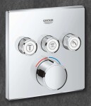 GROHE - SmartControl Baterie pod omítku, 3 výstupy, chrom 29149000