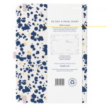 Busy B Denní diář Navy Spatter Day a Page A5 – 2026, modrá barva, papír