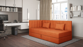 FRONTI Postel s úložným prostorem IVET 3 - oranžová - Opera Orange