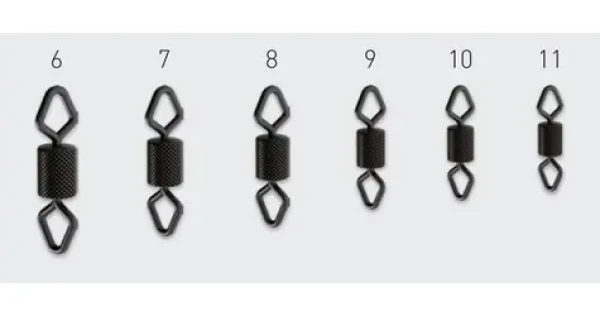 SURETTI Obratlík Rolling Diamond vroubkovaný vel. 9 / Rybářské potřeby / Montáže a návazce