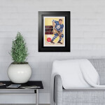 Mustang Obraz v rámu Toronto Maple Leafs NHL Memorabilia Maple Leaf Gardens Fast Stop Program Cover