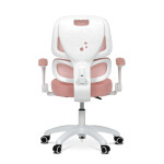 Dětská židle, výškově nastavitelná, růžová síťovina, KA-K1063 PINK