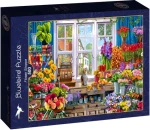 BLUEBIRD Puzzle Květinářství