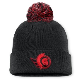Fanatics Pánská zimní čepice Ottawa Senators NHL Authentic Pro Military Appreciation Cuffed Knit Hat with Pom