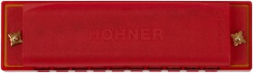 Hohner Translucent Harp C, red, hardcase