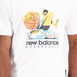New Balance Hoops Cotton Jersey Short Wt MT31589WT tričko