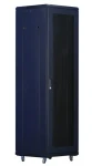 XtendLan 42U/800x1000 černá / Stojanový rozvaděč / 19" / Perforované dveře a záda (PER-42U-80-BLACK-S)