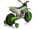 Mamido Dětská elektrická motorka XMX616 zelená | EVA kola | 12V 7Ah