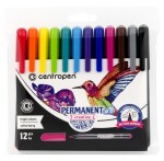 Značkovač barevný permanentní 12 ks Značkovač barevný permanentní 12 ks