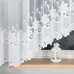 Žakárová záclona KASIANA na okno 320 x 160 cm