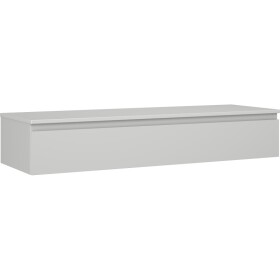 MEXEN/S - Orio koupelnová skříňka pod umyvadlo 140 cm s deskou, 1 šuplík, šedá mat 91A10-14023-1-BFC62