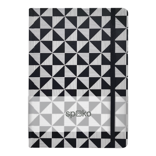 Zápisník linkovaný A5 Spoko, 75g, 96 str.- Linear I (mozaika)