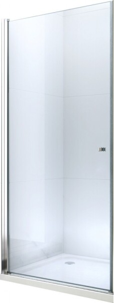 MEXEN - Pretoria sprchové dveře křídlové 60, transparent, chrom se stěnovým profilem 852-060-000-01-00