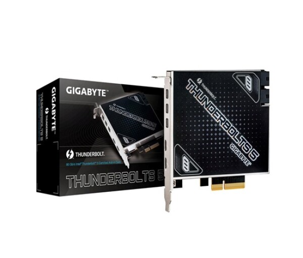 GIGABYTE rozšiřující karta Thunderbolts 5, PCIe 4.0x4, 3xMini-DP