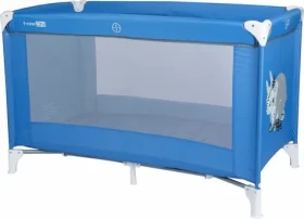 FreeON Postýlka cestovní Love Králíček modrá / 0 - 3 let / do 14 kg (149004)