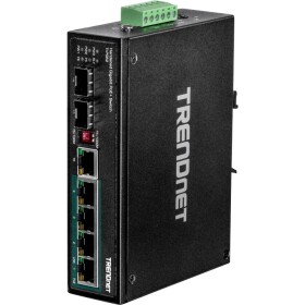 TrendNet 21.22.1279 TI-PG62 průmyslový ethernetový switch 10 / 100 / 1000 MBit/s