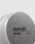 Meraki Přírodní balzám na rty Matte 20 ml, stříbrná barva, kov