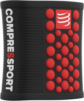 Compressport 3D Dot - Běžecké potítko Compressport Sweatbands 3D Dots - dva kusy - černé