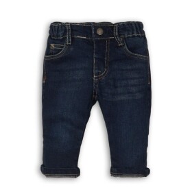 Kalhoty chlapecké džínové, Minoti, SMART 6, tmavě modrá - 80/86 | 12-18m