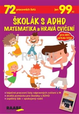 Školák ADHD Matematika hravá cvičení