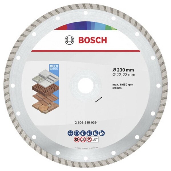Bosch Accessories 2608615048 2608615048 diamantový řezný kotouč Průměr 230 mm Ø otvoru 22.23 mm beton, cihla, střešní taška 10 ks