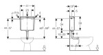 Geberit WC splachovací nádržka AP110 nízkopoložená bílá i pro dětské wc 136.610.11.1 (93004000) 136.610.11.1