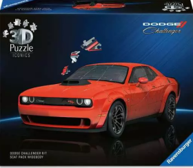 3D Puzzle Iconics: Dodge Challenger R/T Scat Pack Widebody 108 dílků