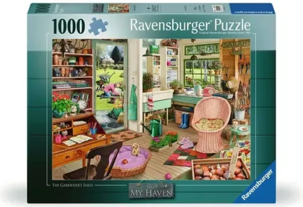 RAVENSBURGER Puzzle My Haven č.8: Zahradníkova kůlna