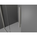 MEXEN/S - Velar L sprchový kout, posuvné dveře 110 x 70, transparent, nikl kartáčovaný 871-110-070-03-97