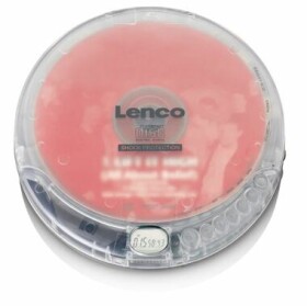 Lenco CD-202TR transparentní / přenosný CD přehrávač / 3.5 mm jack / CDCD-RCD-RW (CD-202TR)