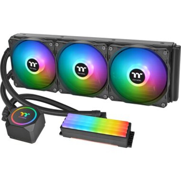 THERMALTAKE Floe RC360 CPU Memory černá / AIO vodní chladič CPU / 3x 120 mm / 1500 RPM @ 28.2 dB / 59.28 CFM (CL-W290-PL12SW-A)