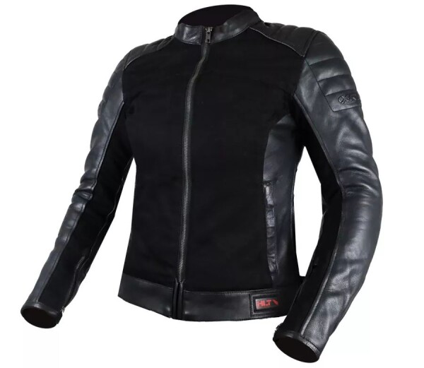 Dámská bunda na moto Xrc Rodyon Hlt black - 46 / černá