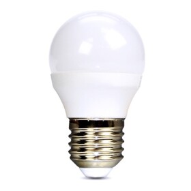 Žárovka LED E27 8W miniGLOBE bílá teplá SOLIGHT